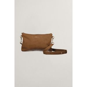 KABELKA GANT SUEDE SHOULDER BAG CACAO obraz