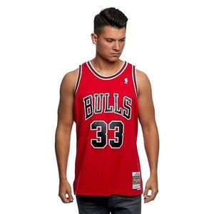 Mitchell & Ness Chicago Bulls #33 Scottie Pippen red Swingman Jersey obraz