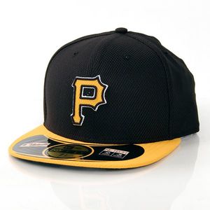 Kšiltovka New Era 59FIFTY MLB BP Pitsburgh Pirates Diamond Bllack Yellow Cap obraz