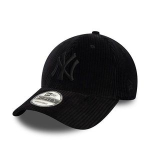 Manšestrová kšiltovka New Era 9FORTY MLB Cord NY Yankees Black Adjustable cap obraz