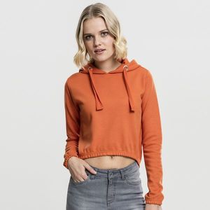 Dámská mikina Urban Classics Ladies Interlock Short Hoody rustorange obraz