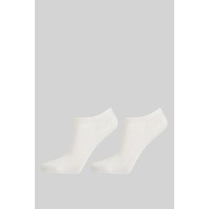 PONOŽKY GANT LYOCELL RIB LOW CUT SOCKS 2-PACK EGGSHELL obraz