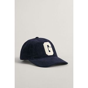 KŠILTOVKA GANT G BADGE WASHED CORD CAP EVENING BLUE obraz