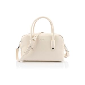 KABELKA GANT ICONIC MEDIUM LEATHER BAG CREAM obraz