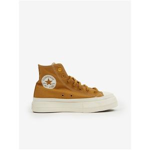 Hořčicové dámské kotníkové tenisky na platformě Converse Chuck Taylor All Star Lift obraz