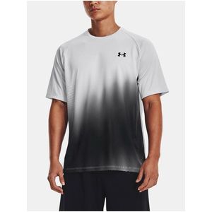 Světle šedé sportovní tričko Under Armour UA Tech Fade SS obraz