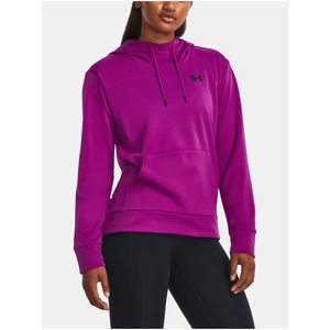 Fialová sportovní mikina Under Armour Armour Fleece Hoodie obraz