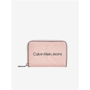 Růžová dámská peněženka Calvin Klein Jeans obraz