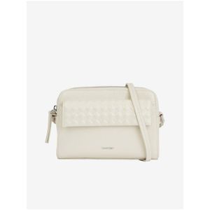 Krémová dámská crossbody kabelka Calvin Klein obraz