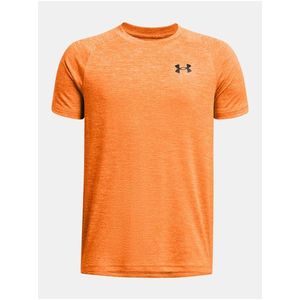 Oranžové klučičí sportovní tričko Under Armour UA Tech 2.0 SS obraz