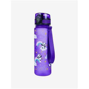 Fialová tritanová láhev na pití jungle panda, 500 ml Baagl obraz