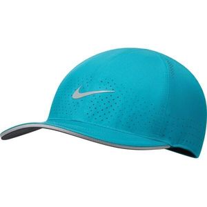 Nike DRI-FIT AEROBILL FEATHERLIGHT Běžecká kšiltovka, tyrkysová, velikost obraz