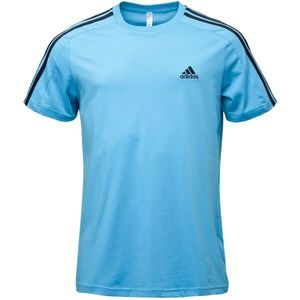 adidas ESSENTIALS SINGLE JERSEY 3-STRIPES Pánské tričko, modrá, velikost obraz