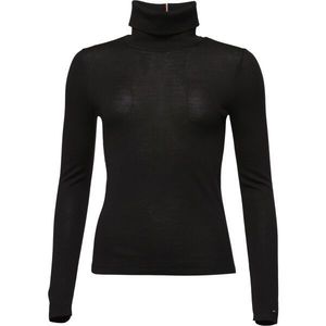 Tommy Hilfiger MERINO ROLL-NK SWEATER Dámský rolák, černá, velikost obraz