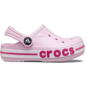 Crocs BAYABAND CLOG T Dětské pantofle, růžová, velikost 23/24 obraz