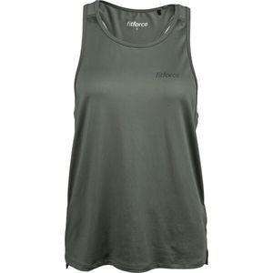 Fitforce VENICE Dámský fitness top, khaki, velikost obraz