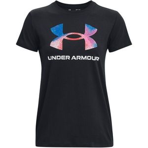 Under Armour LIVE SPORTSTYLE GRAPHIC SS Dámské triko, černá, velikost obraz