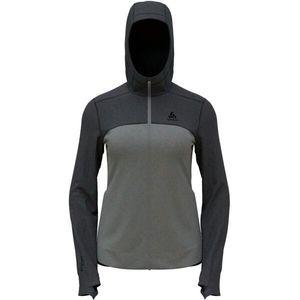 Odlo W PERFORMANCE WOOL X-WARM HOODY Dámská mikina, šedá, velikost obraz