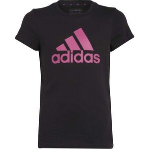 adidas BIG LOGO TEE Dívčí tričko, černá, velikost obraz