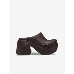 Crocs Siren Clog Pantofle Hnědá obraz