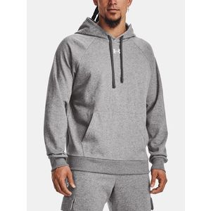 Under Armour UA Rival Fleece Hoodie Mikina Šedá obraz