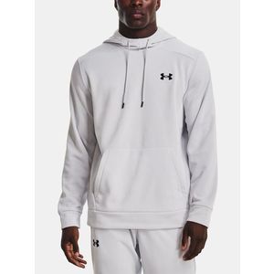 Světle šedá pánská mikina s kapucí Under Armour UA Armour Fleece Hoodie obraz