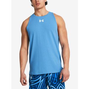 Under Armour UA Baseline Cotton Tílko Modrá obraz