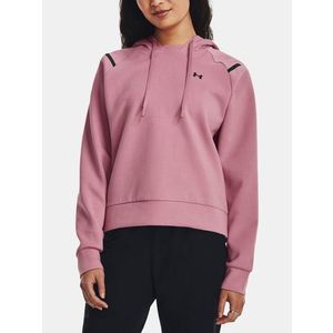 Under Armour Unstoppable Flc Hoodie Mikina Růžová obraz