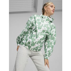 Puma Blossom Aop Windbreaker Bunda Zelená obraz