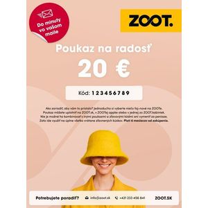 Elektronický poukaz na něco ze ZOOTu v hodnotě 20eur obraz