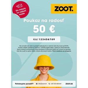 Elektronický poukaz na něco ze ZOOTu v hodnotě 50eur obraz