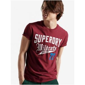 Červené pánské tričko Superdry Collegiate Graphic Tee obraz