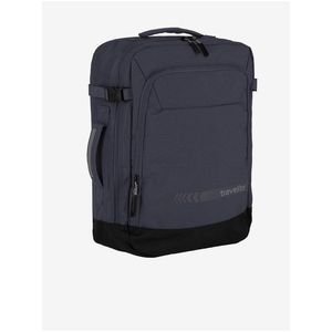 Šedý unisex cestovní batoh Travelite Kick Off Multibag Backpack Anthracite obraz