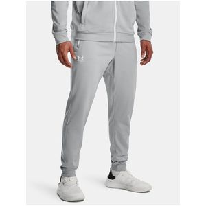 Šedé sportovní tepláky Under Armour SPORTSTYLE TRICOT JOGGER obraz