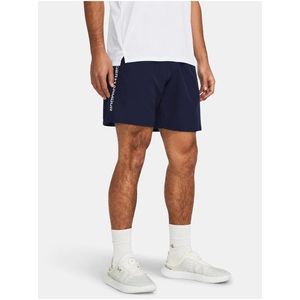 Tmavě modré sportovní kraťasy Under Armour UA Woven Wdmk Shorts obraz