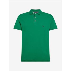 Zelené pánské polo tričko Tommy Hilfiger obraz