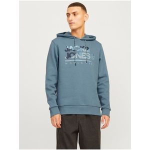 Jack & Jones Andy Mikina Modrá obraz