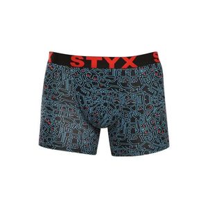 Pánské boxerky Styx long art sportovní guma doodle (U1256/2) obraz