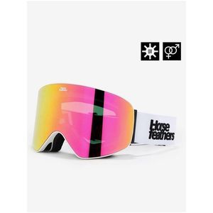 Snowboardové brýle Edmond - white/mirror pink HORSEFEATHERS obraz