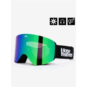 Snowboardové brýle Colt - black/mirror green HORSEFEATHERS obraz