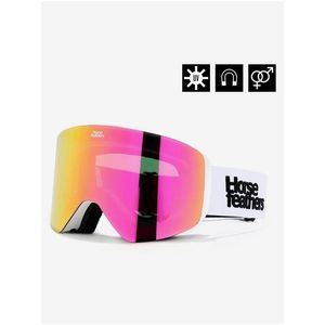 Snowboardové brýle Colt - white/mirror pink HORSEFEATHERS obraz