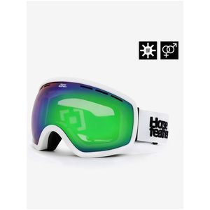 Snowboardové brýle Knox - white/mirror green HORSEFEATHERS obraz