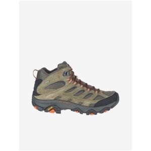 Zelené pánské kotníkové outdoorové tenisky MERRELL Moab 3 Mid GTX obraz