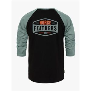 Triko Hexagon II Raglan - black velikost L HORSEFEATHERS obraz