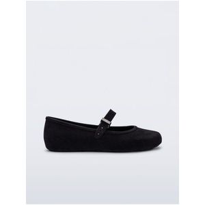 Černé dámské baleríny Melissa Soft Ballerina Velvet obraz