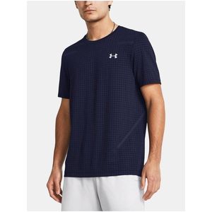 Modré pánské tričko Under Armour Vanish Seamless SS obraz