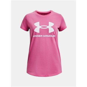 Dívčí tričko Under Armour UA G SPORTSTYLE LOGO SS obraz