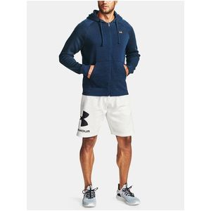 Mikina Under Armour UA Rival Fleece FZ Hoodie - tmavě modrá obraz