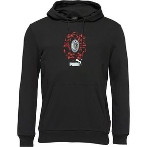 Puma AC MILAN CULTURE HOODIE Pánská mikina, černá, velikost obraz