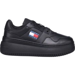 Tommy Hilfiger TJW RETRO BASKET FLATFORM ESS Dámské tenisky, černá, velikost obraz